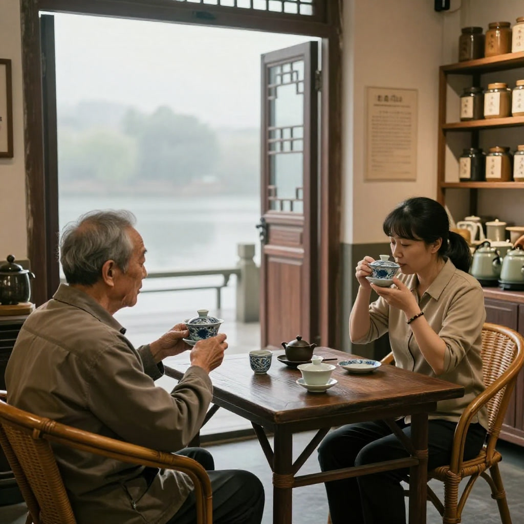 破曉茶室：八十三歲老茶人同滢滢姐對坐品十年皮